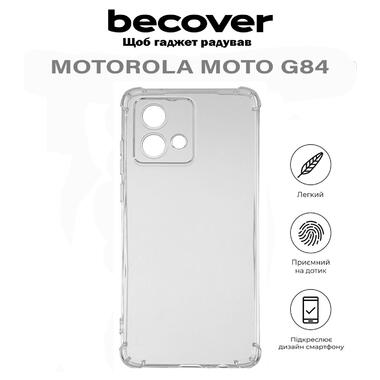 Панель BeCover Anti-Shock Motorola Moto G84 Clear (710611) фото №1