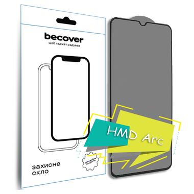 Защитное стекло BeCover HMD Arc Black (713412)  фото №1