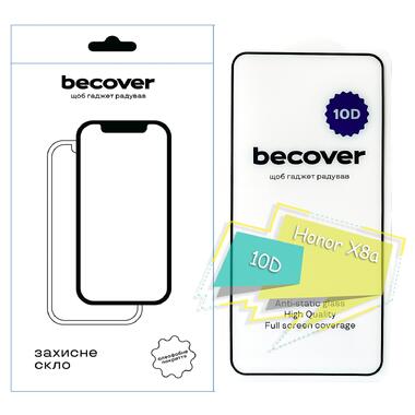 Защитное стекло BeCover Honor X8a 10D Black (713163)  фото №1