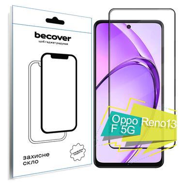 Защитное стекло BeCover Oppo Reno13 F 5G Black (713420)  фото №1