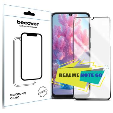 Защитное стекло BeCover Realme Note 60 Black (713033)  фото №1