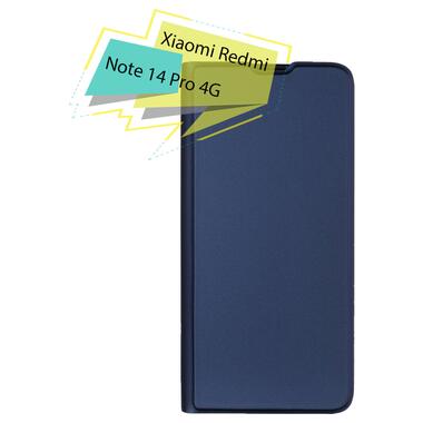 Чохол-книжка BeCover Exclusive New Style Xiaomi Redmi Note 14 Pro 4G Blue (713326) фото №2