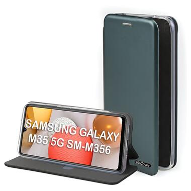Чохол-книжка BeCover Exclusive Samsung Galaxy M35 5G SM-M356 Dark Green (711540) фото №1