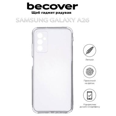 Силиконовый чехол BeCover Samsung Galaxy A26 SM-A266 Transparancy (712894) фото №2