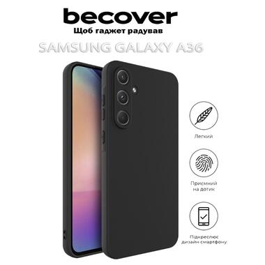 Силиконовый чехол BeCover Samsung Galaxy A36 SM-A366 Black (713023) фото №5