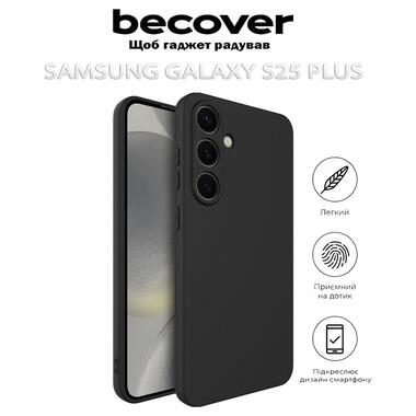 Силиконовый чехол BeCover Samsung Galaxy S25 Plus SM-S936 Black (712906) фото №2