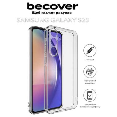 Силиконовый чехол BeCover Samsung Galaxy S25 SM-S931 Transparancy (712901) фото №2