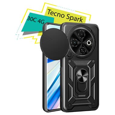 Панель Military BeCover Tecno Spark 30C 4G Black (713074) фото №1