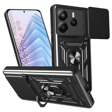 Панель Military BeCover Xiaomi Redmi Note 14 5G Black (712867) фото №1