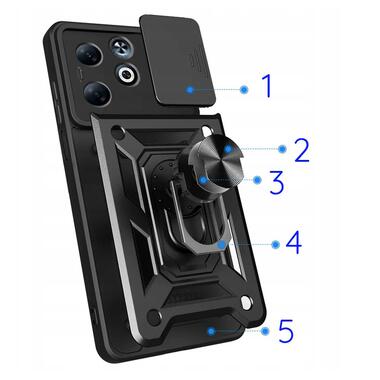 Панель Military BeCover Infinix Smart 9 (X6532) Black (713049) фото №3