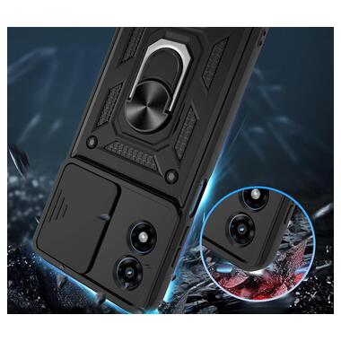 Панель Military BeCover Motorola Moto G04/G04s Black (713062) фото №2