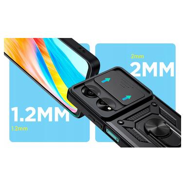 Панель Military BeCover Oppo A60 Black (713078) фото №3