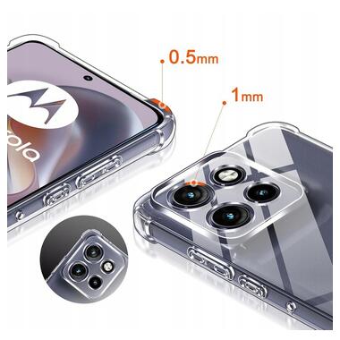 Панель Anti-Shock BeCover Motorola Edge 50 Neo Clear (713150) фото №3