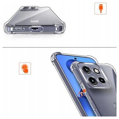 Панель Anti-Shock BeCover Motorola Edge 50 Neo Clear (713150) фото №4