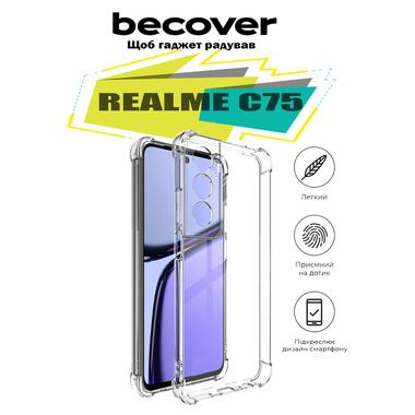 Панель Anti-Shock BeCover Realme C75 Clear (713019) фото №4