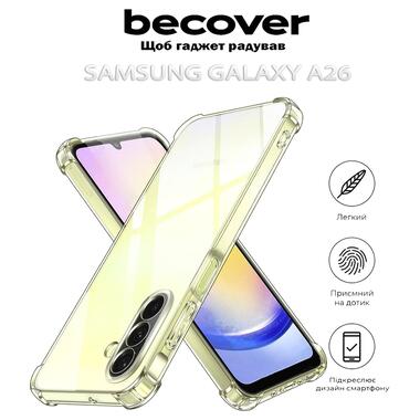Панель Anti-Shock BeCover Samsung Galaxy A26 SM-A266 Clear (712892) фото №3