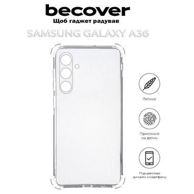 Панель Anti-Shock BeCover Samsung Galaxy A36 SM-A366 Clear (712895) фото №2