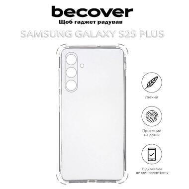 Панель Anti-Shock BeCover Samsung Galaxy S25 Plus SM-S936 Clear (712905) фото №1