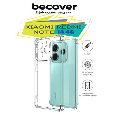 Панель Anti-Shock BeCover Xiaomi Redmi Note 14 4G Clear (713035) фото №5