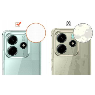 Панель Anti-Shock BeCover Xiaomi Redmi Note 14 4G Clear (713035) фото №4