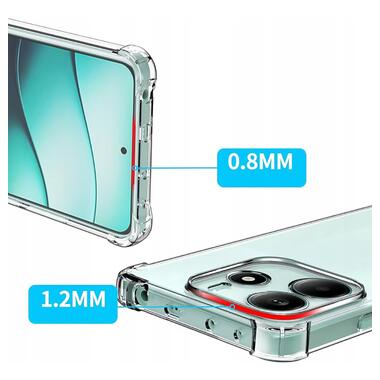 Панель Anti-Shock BeCover Xiaomi Redmi Note 14 4G Clear (713035) фото №2