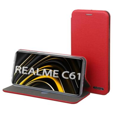 Чохол-книжка BeCover Exclusive Realme C61 Red (712555) фото №1
