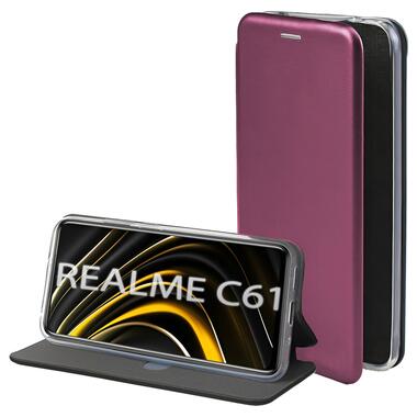 Чохол-книжка BeCover Exclusive Realme C61 Red Wine (712556) фото №1