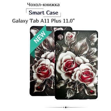 Чехол-книжка BeCover Smart Case Samsung Galaxy Tab A11 Plus SM-X236B 11.0 Black Rose (714013) фото №1