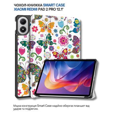 Чехол-книжка BeCover Smart Case Xiaomi Redmi Pad 2 Pro 12.1 Butterfly (714636) фото №1