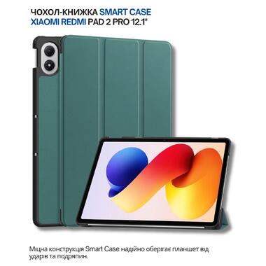 Чехол-книжка BeCover Smart Case Xiaomi Redmi Pad 2 Pro 12.1 Dark Green (714628) фото №1