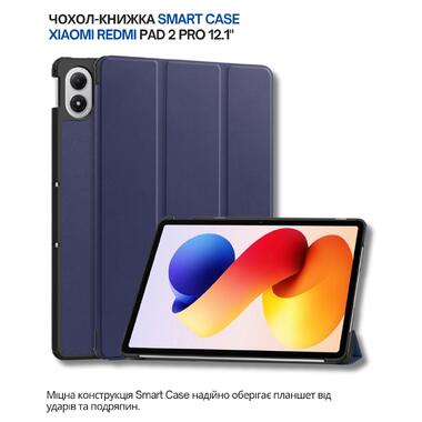 Чехол-книжка BeCover Smart Case Xiaomi Redmi Pad 2 Pro 12.1 Deep Blue (714629) фото №1