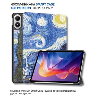 Чехол-книжка BeCover Smart Case Xiaomi Redmi Pad 2 Pro 12.1 Night (714640) фото №1