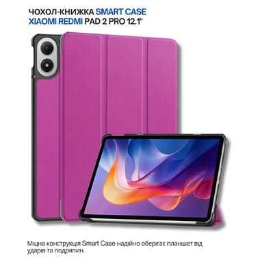 Чехол-книжка BeCover Smart Case Xiaomi Redmi Pad 2 Pro 12.1 Purple (714632) фото №1