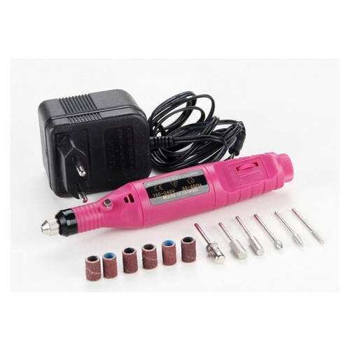 Машинка для полірування нігтів, манікюру, педикюру, фрезер MM 300 Pink (77700622) фото №1