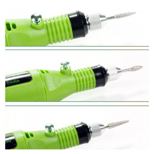 Фрезер ручка для маникюра и педикюра 6 в 1, Зелёный фото №4