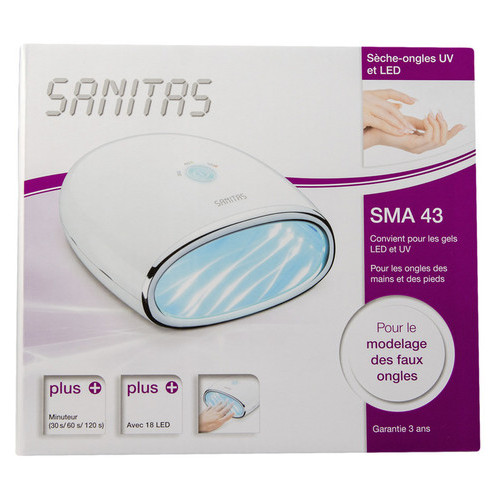 Лампа для маникюра и педикюра Sanitas UV/LED SMA 43 19х15см Белый фото №1