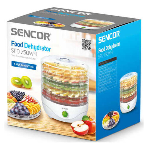 Сушарка для продуктів Sencor SFD750WH фото №8