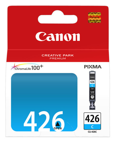 Картридж струменевий WWM Arrow Canon Pixma iP4840 / MG5140 / MG5240 / MG8140 Cyan (CLI426C) фото №1
