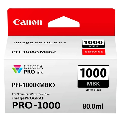 Чорнильниця Canon PFI-1000MBk Matte Black фото №1
