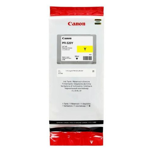Картридж струминний Canon PFI-320 Yellow (2893C001AA) фото №1