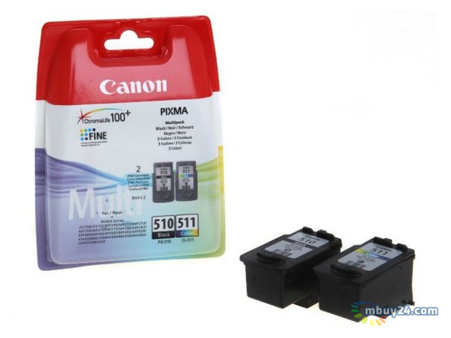 Картридж Canon PG-510 CL-511 Multipack Black Color 2970B010 фото №2