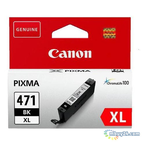 Картридж Canon CLI-471Bk (0346C001) Black фото №1