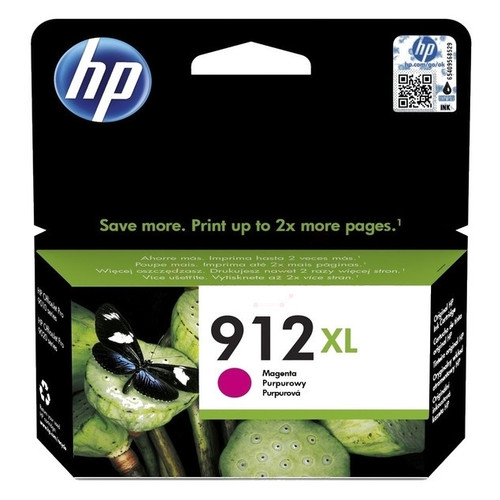 Картридж HP 912XL, пурпуровий оригінальний чорнильний картридж великої ємності (3YL82AE) фото №1