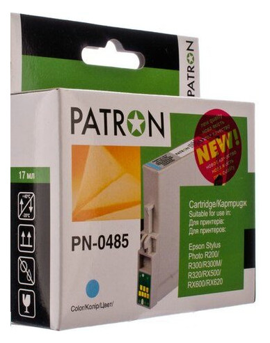 Картридж Patron для Epson T048540, PN-0485 Light Cyan фото №1