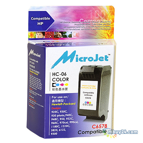 Картридж MicroJet для HP DJ 930C/970C (C6578D) Colour (HC-06) фото №1