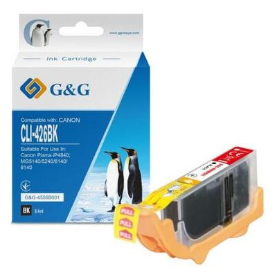 Струменевий картридж G&G для Canon CLI-426 Black (G&G-4556B001) фото №1