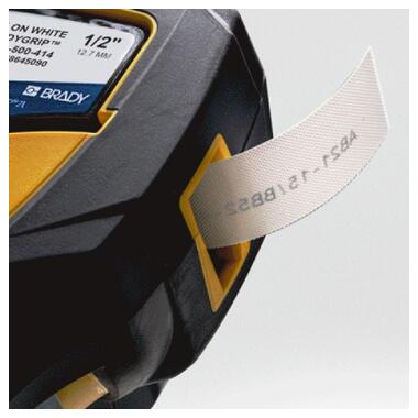 Стрічка для принтера етикеток Brady M21-500-414 BradyGrip, 12.7мм х 3.05м, black on white, Velcro (151515) фото №2