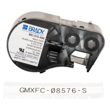 Стрічка для принтера етикеток Brady MC-375-499, безперервна стрічка 9,53 мм х 4.88 м. (MC-375-499) фото №1