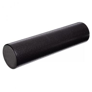 Масажний ролик (роллер) гладкий U-POWEX EPP foam roller (90*15cm) Black фото №1