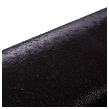 Масажний ролик (роллер) гладкий U-POWEX EPP foam roller (90*15cm) Black фото №3